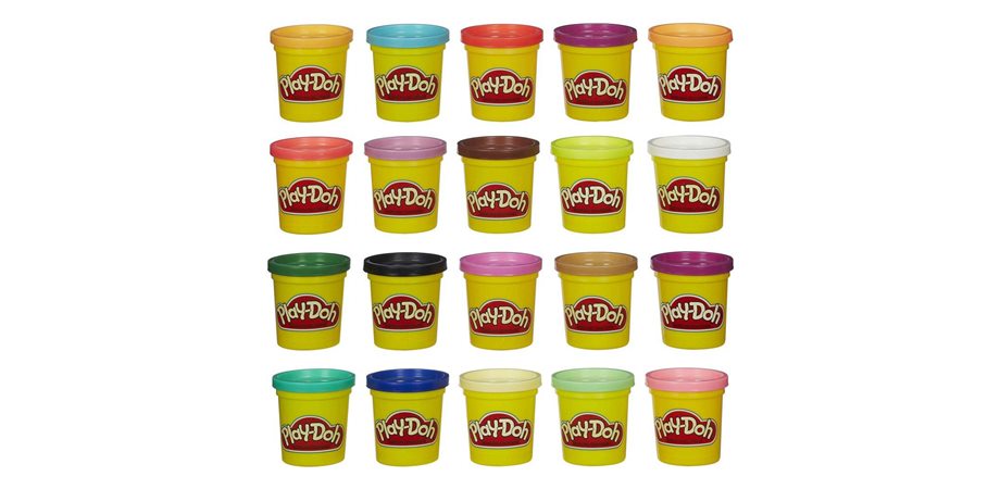Pachet Culorile curcubeului 20 cutii Play-Doh